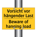 Vorsicht vor hängender Last - Beware of hanging load