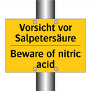 Vorsicht vor Salpetersäure - Beware of nitric acid