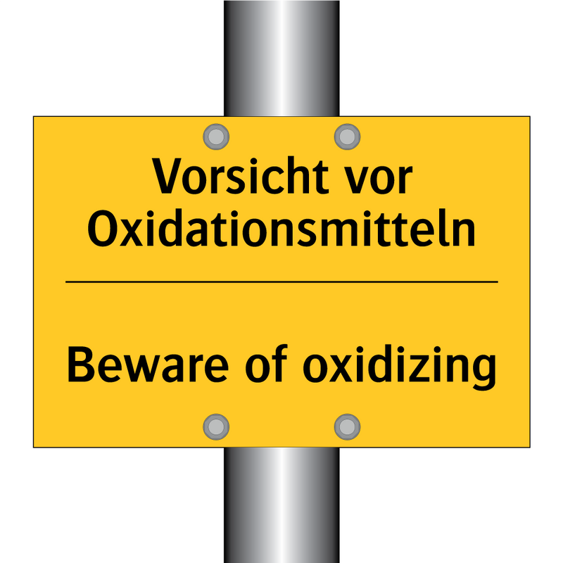 Vorsicht vor Oxidationsmitteln - Beware of oxidizing