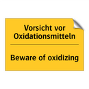 Vorsicht vor Oxidationsmitteln - Beware of oxidizing
