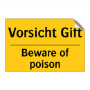 Vorsicht Gift - Beware of poison
