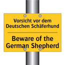 Vorsicht vor dem Deutschen Schäferhund/.../ - Beware of the German Shepherd