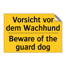Vorsicht vor dem Wachhund - Beware of the guard dog