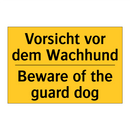 Vorsicht vor dem Wachhund - Beware of the guard dog