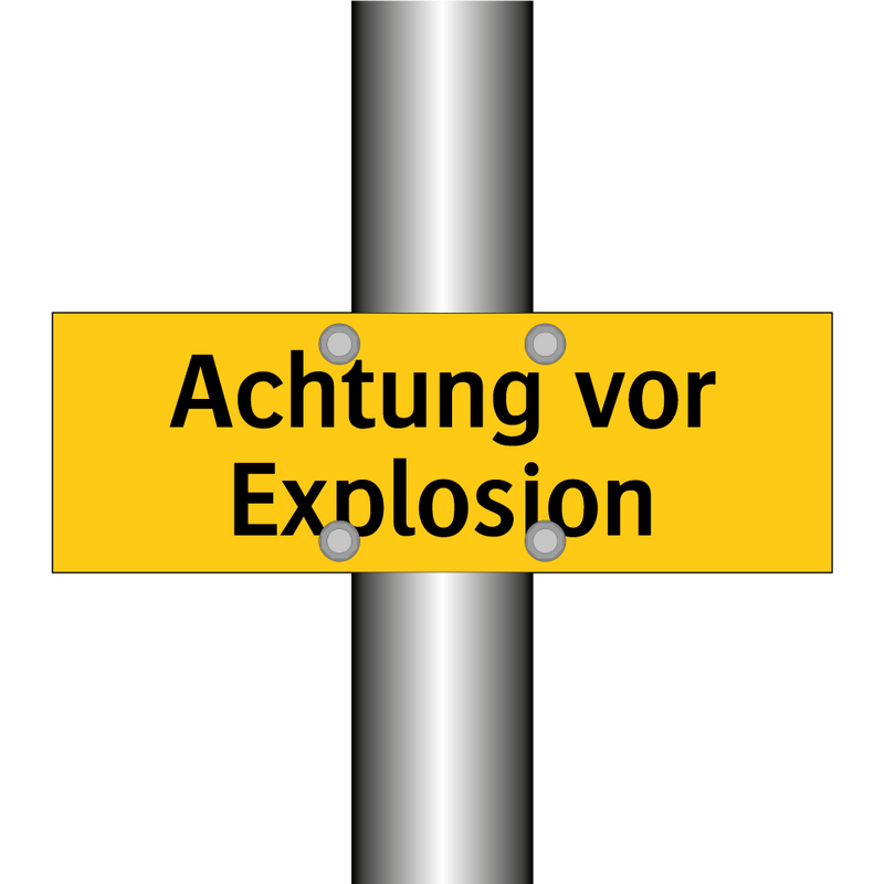 Achtung vor Explosion