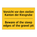 Vorsicht vor den steilen Kanten /.../ - Beware of the steep edges of the /.../