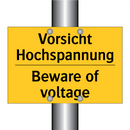 Vorsicht Hochspannung - Beware of voltage
