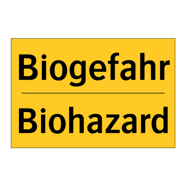 Biogefahr - Biohazard