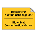 Biologische Kontaminationsgefahr/.../ - Biological Contamination Hazard/.../