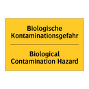 Biologische Kontaminationsgefahr/.../ - Biological Contamination Hazard/.../