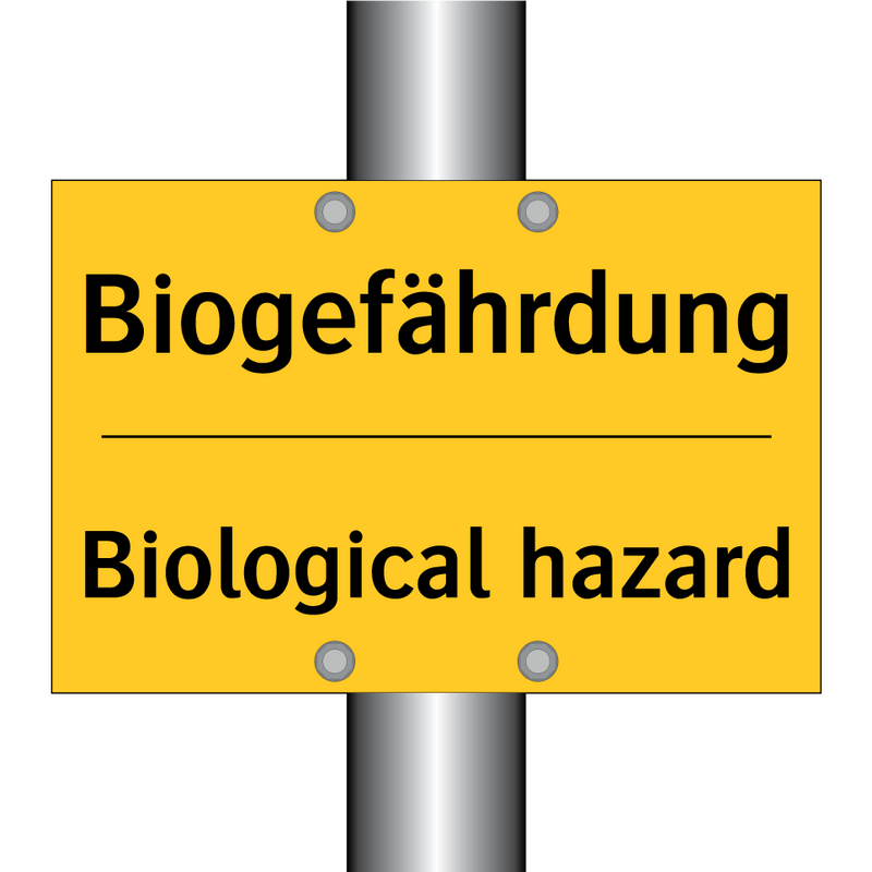 Biogefährdung - Biological hazard