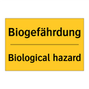 Biogefährdung - Biological hazard