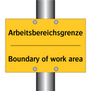 Arbeitsbereichsgrenze - Boundary of work area