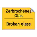 Zerbrochenes Glas - Broken glass