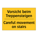 Vorsicht beim Treppensteigen - Careful movement on stairs