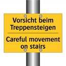 Vorsicht beim Treppensteigen - Careful movement on stairs