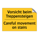 Vorsicht beim Treppensteigen - Careful movement on stairs