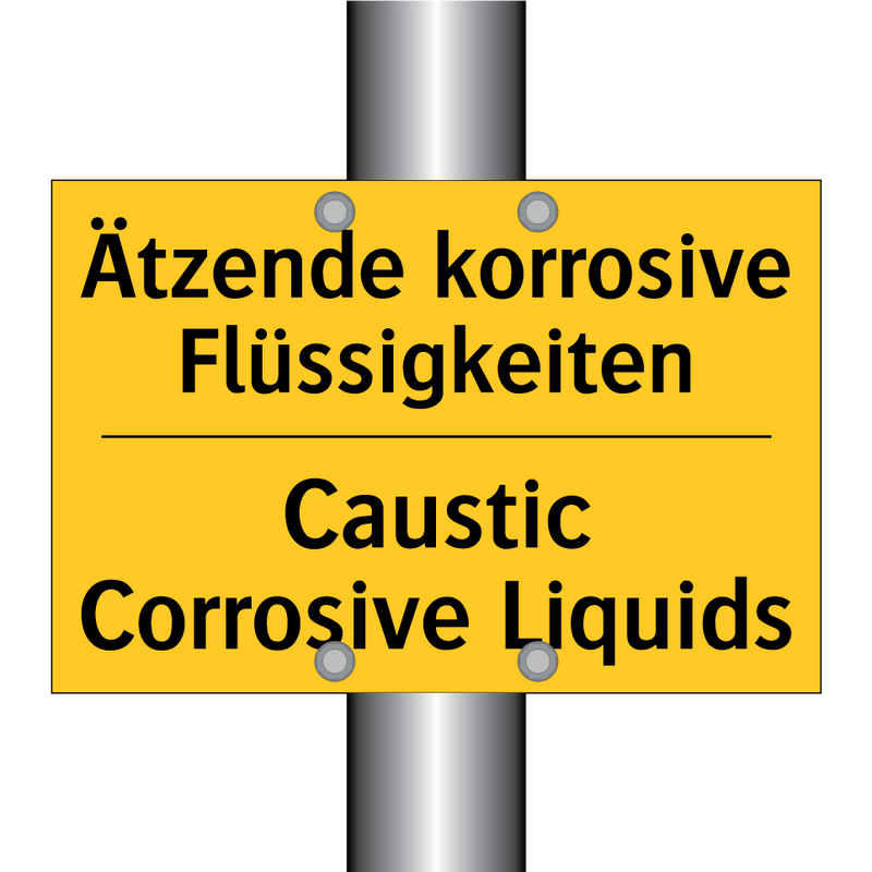 Ätzende korrosive Flüssigkeiten/.../ - Caustic Corrosive Liquids