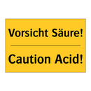 Vorsicht Säure! - Caution Acid!