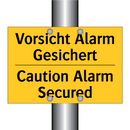 Vorsicht Alarm Gesichert - Caution Alarm Secured