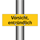 Vorsicht, entzündlich