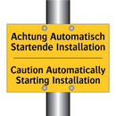 Achtung Automatisch Startende /.../ - Caution Automatically Starting /.../