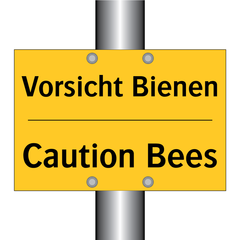 Vorsicht Bienen - Caution Bees