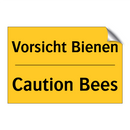 Vorsicht Bienen - Caution Bees