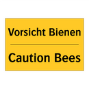 Vorsicht Bienen - Caution Bees