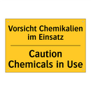 Vorsicht Chemikalien im Einsatz/.../ - Caution Chemicals in Use