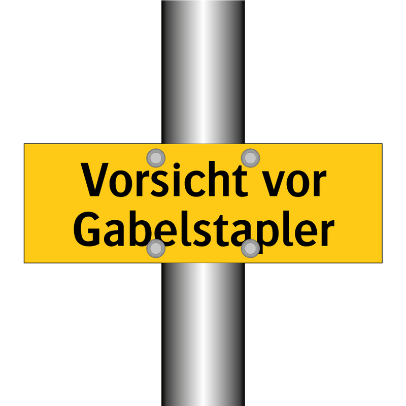 Vorsicht vor Gabelstapler