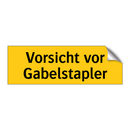 Vorsicht vor Gabelstapler