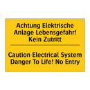 Achtung Elektrische Anlage Lebensgefahr! /.../ - Caution Electrical System Danger /.../