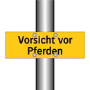 Vorsicht vor Pferden