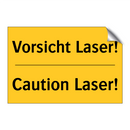 Vorsicht Laser! - Caution Laser!