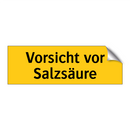 Vorsicht vor Salzsäure