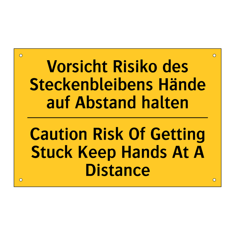 Vorsicht Risiko des Steckenbleibens /.../ - Caution Risk Of Getting Stuck /.../