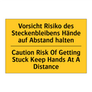 Vorsicht Risiko des Steckenbleibens /.../ - Caution Risk Of Getting Stuck /.../