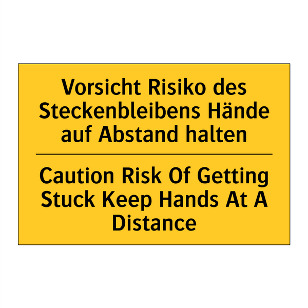 Vorsicht Risiko des Steckenbleibens /.../ - Caution Risk Of Getting Stuck /.../