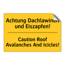 Achtung Dachlawinen und Eiszapfen!/.../ - Caution Roof Avalanches And Icicles!/.../