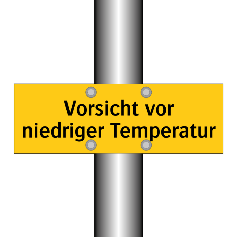 Vorsicht vor niedriger Temperatur