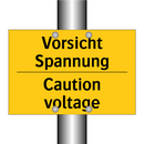 Vorsicht Spannung - Caution voltage