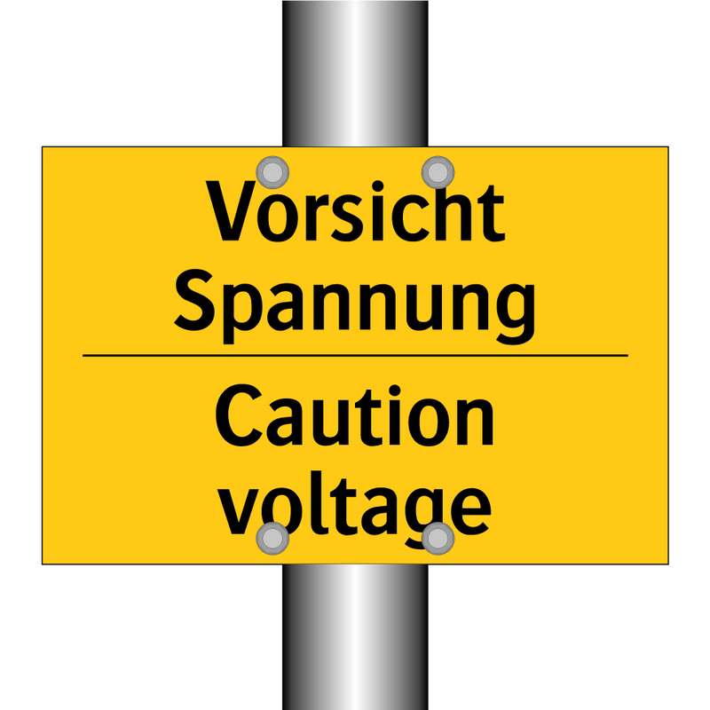 Vorsicht Spannung - Caution voltage