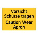 Vorsicht Schürze tragen - Caution Wear Apron