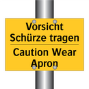 Vorsicht Schürze tragen - Caution Wear Apron