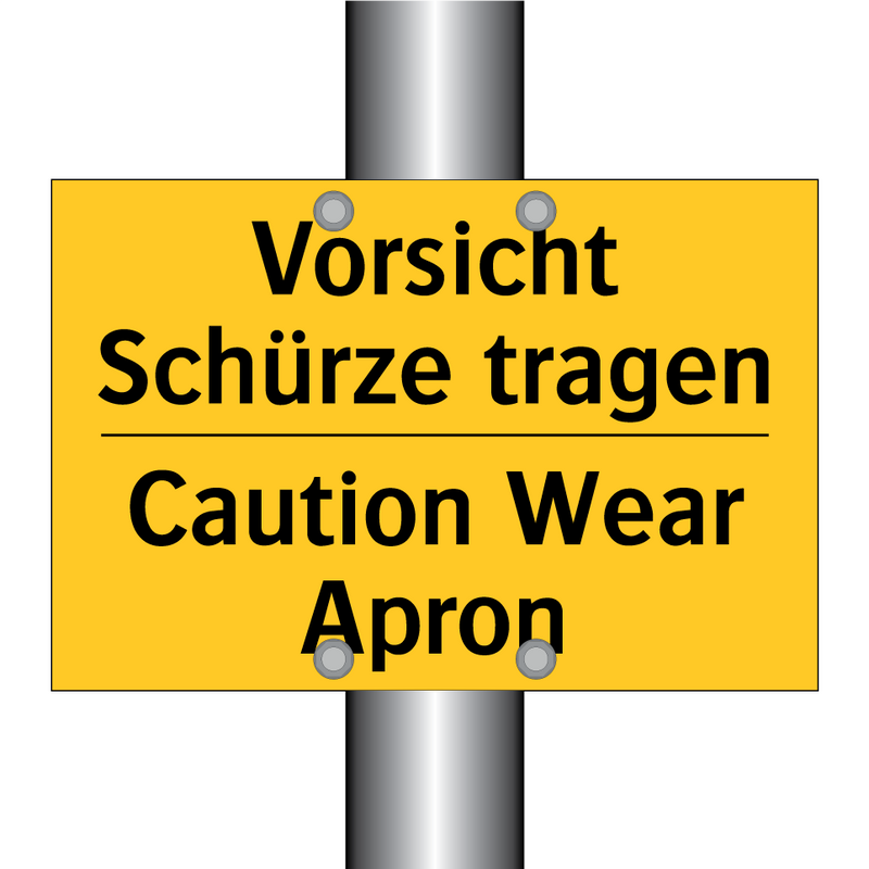 Vorsicht Schürze tragen - Caution Wear Apron