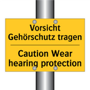 Vorsicht Gehörschutz tragen - Caution Wear hearing protection/.../