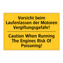 Vorsicht beim Laufenlassen der /.../ - Caution When Running The Engines /.../