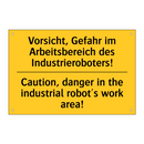 Vorsicht, Gefahr im Arbeitsbereich /.../ - Caution, danger in the industrial /.../
