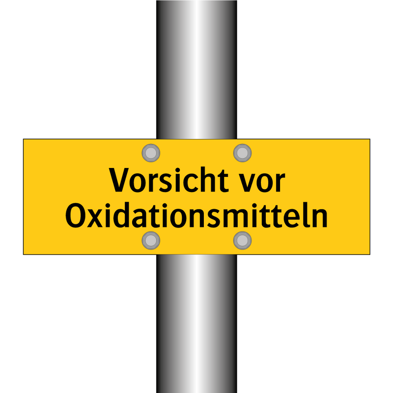 Vorsicht vor Oxidationsmitteln